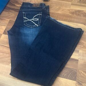 BKE Women's Boot Cut Jeans in Dark Indigo